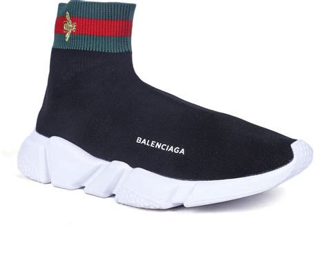 gucci x balenciaga speed trainer white|Balenciaga speed socks.